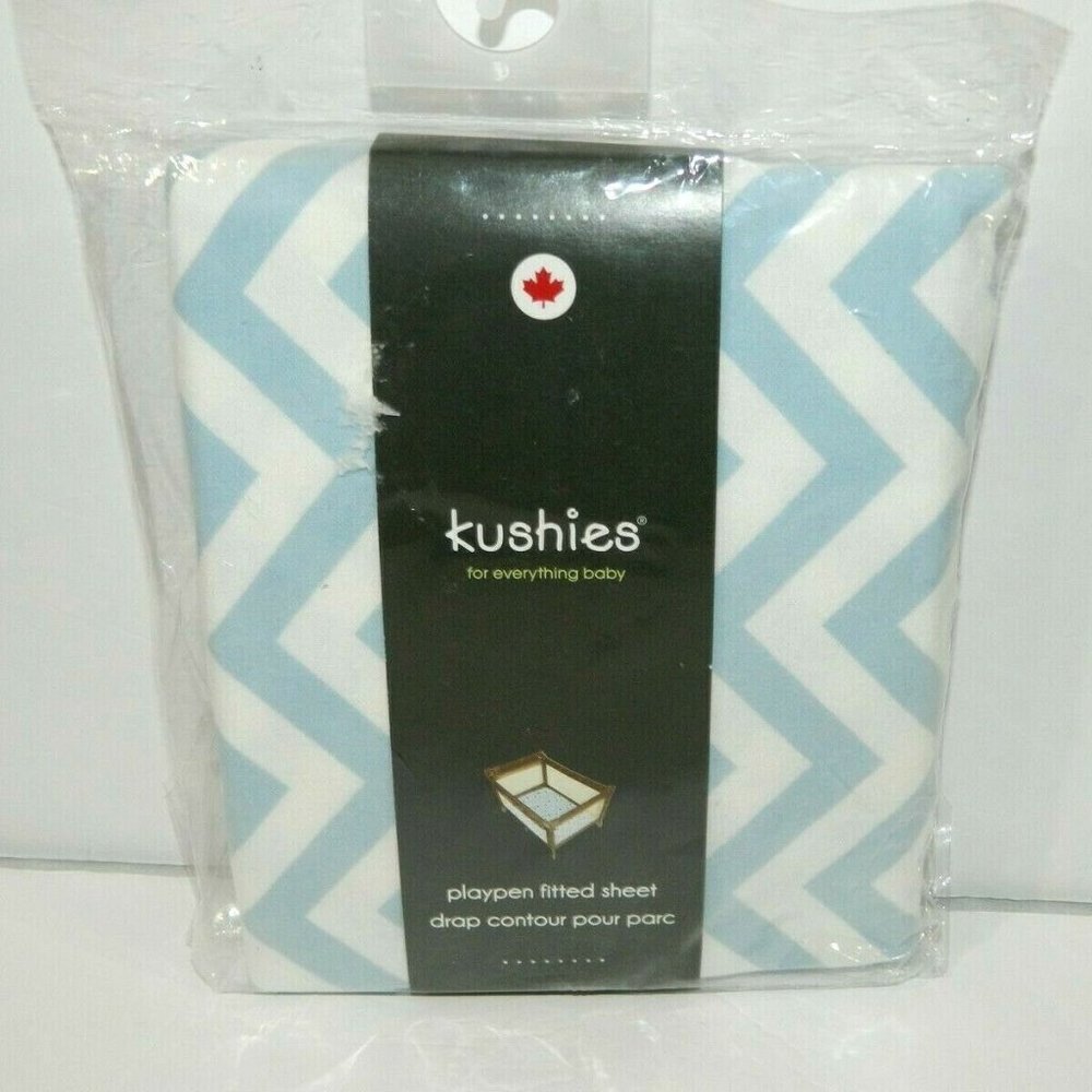 Kushies 100% Cotton Flannel Playpen Fitted Sheet